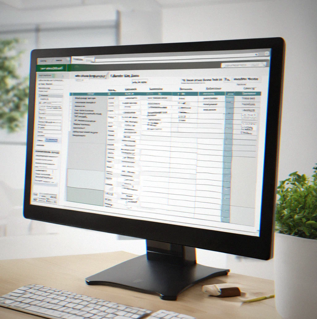 Audit trail log displaying timestamped changes with user attribution and before/after values